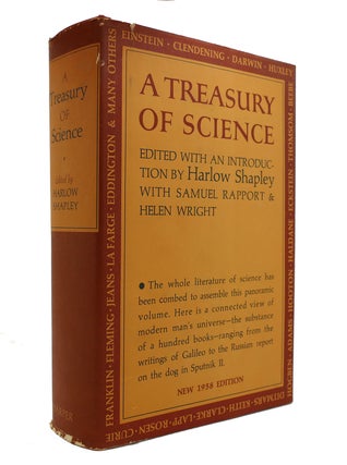Item #128597 A TREASURY OF SCIENCE. Harlow Shapley