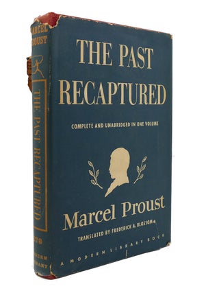 Item #128825 THE PAST RECAPTURED. Marcel Proust