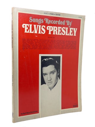 Item #128959 SONGS RECORDED BY ELVIS PRESLEY VOL. 1. Elvis Presley