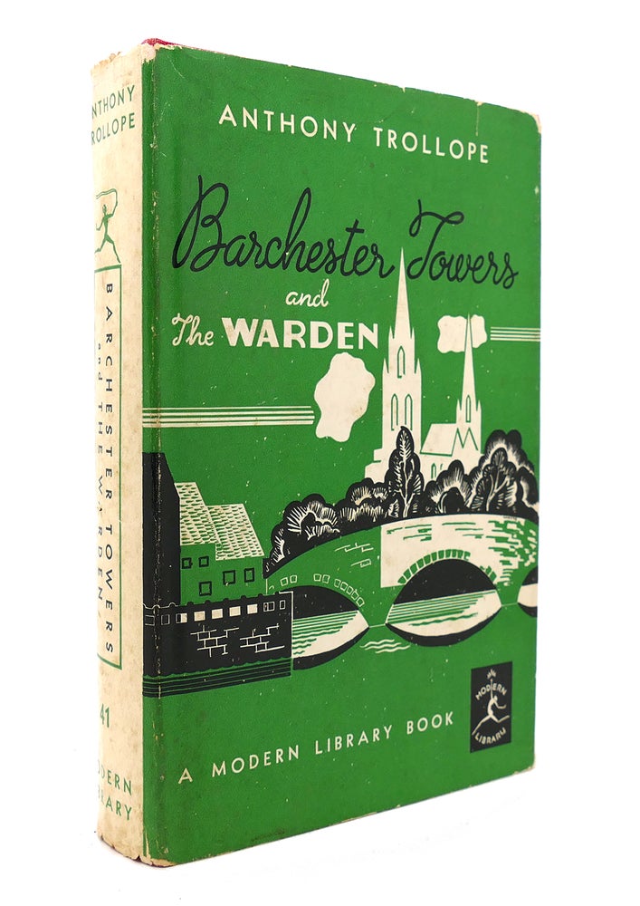 Item #129165 BARCHESTER TOWERS AND THE WARDEN Modern Library No. 41. Anthony Trollope.