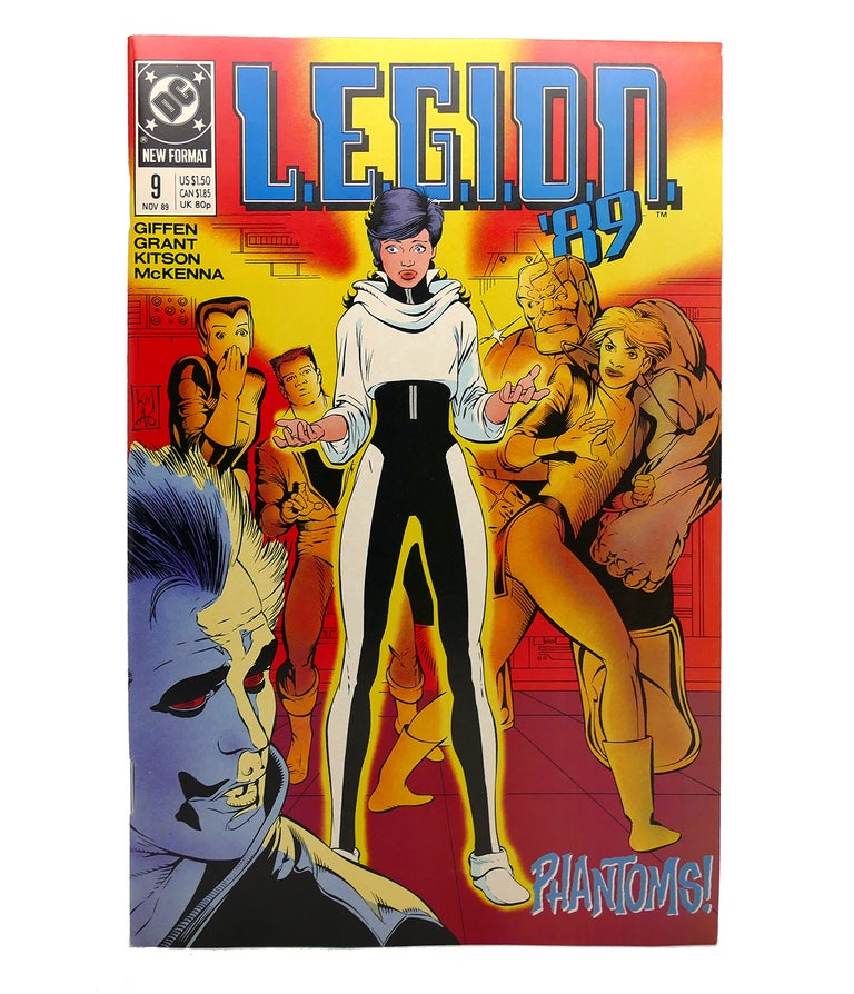 Item #129701 L.E.G.I.O.N. VOL. 1 NO. 9 NOVEMBER 1989. Dc Comics.