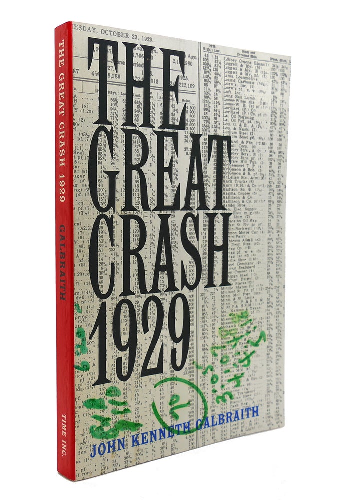 Item #130100 THE GREAT CRASH 1929. John Kenneth Galbraith.