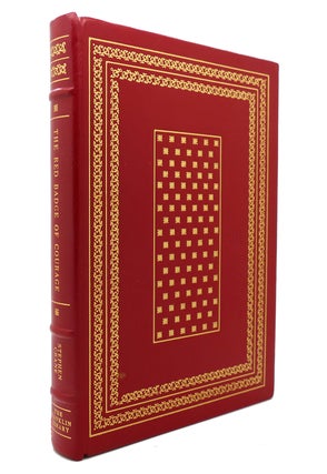 Item #130128 THE RED BADGE OF COURAGE Franklin Library. Stephen Crane