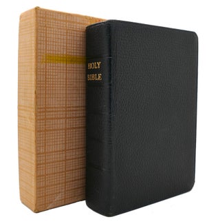 Item #130263 THE HOLY BIBLE. Noted