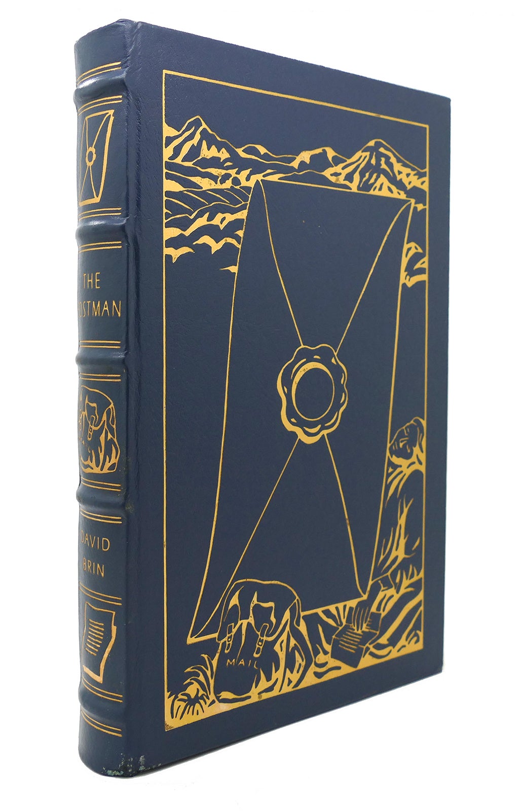 THE POSTMAN Easton Press | David Brin | First Edition; First Printing