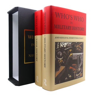 Item #130464 WHO'S WHO IN MILITARY HISTORY/WHO'S WHO IN NAVAL HISTORY. Alastair Wilson John Keegan