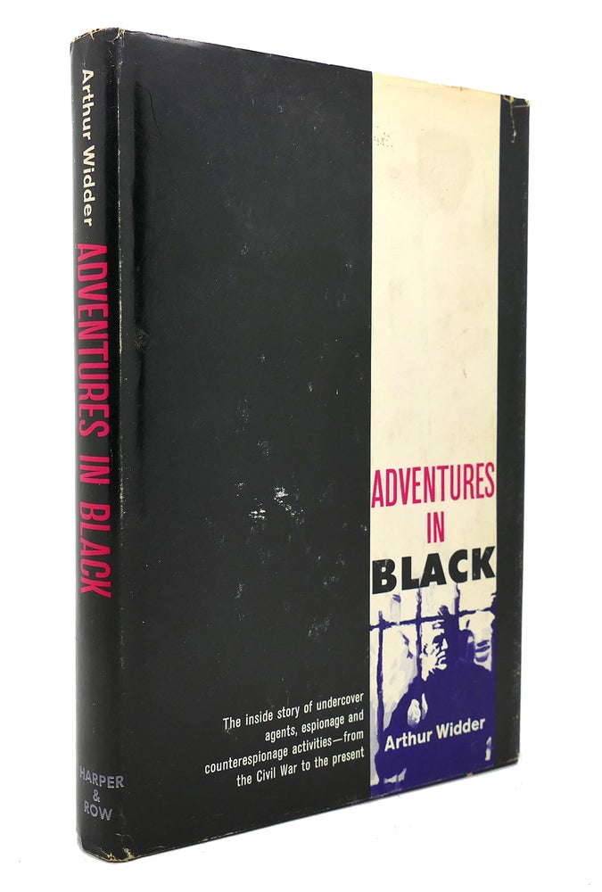 Item #130674 ADVENTURES IN BLACK. Arthur Widder.