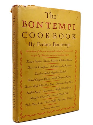Item #130725 THE BONTEMPI COOKBOOK. Fedora Bontempi