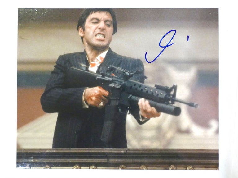 Item #132038 AL PACINO SCARFACE SIGNED PHOTO Autographed. Al Pacino.
