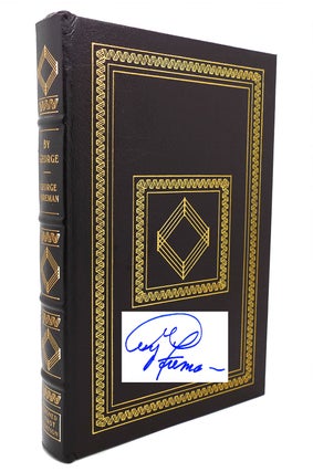 Item #132358 BY GEORGE Signed Easton Press. George Foreman