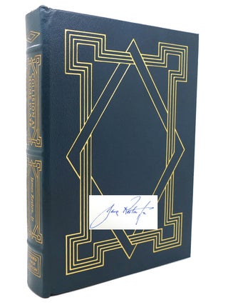 Item #132386 COLLISION AT HOME PLATE Signed Easton Press. James Reston Jr