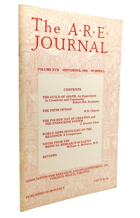 Item #132622 THE A R. E. JOURNAL VOLUME 17 NO. 5 SEPT. 1982. Multiple Authors