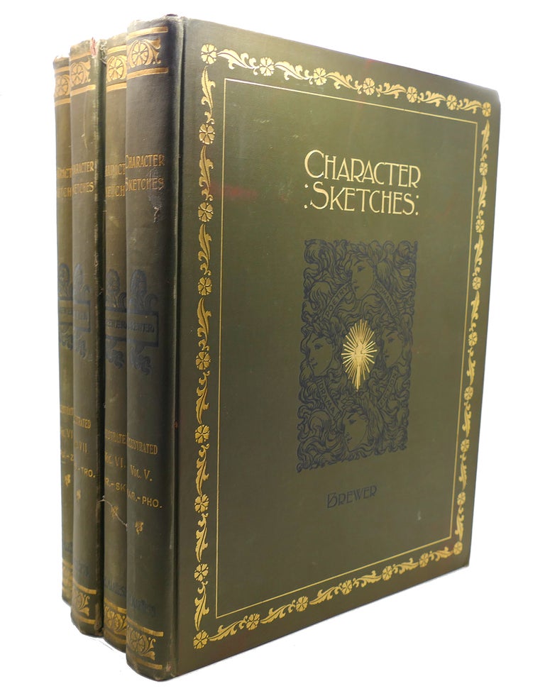 Item #132672 CHARACTER SKETCHES OF ROMANCE, FICTION AND THE DRAMA 8 VOLUME SET. E. Cobham Brewer.