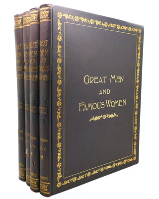 Item #132696 GREAT MEN AND FAMOUS WOMEN IN 8 VOLUMES. Charles F. Horne