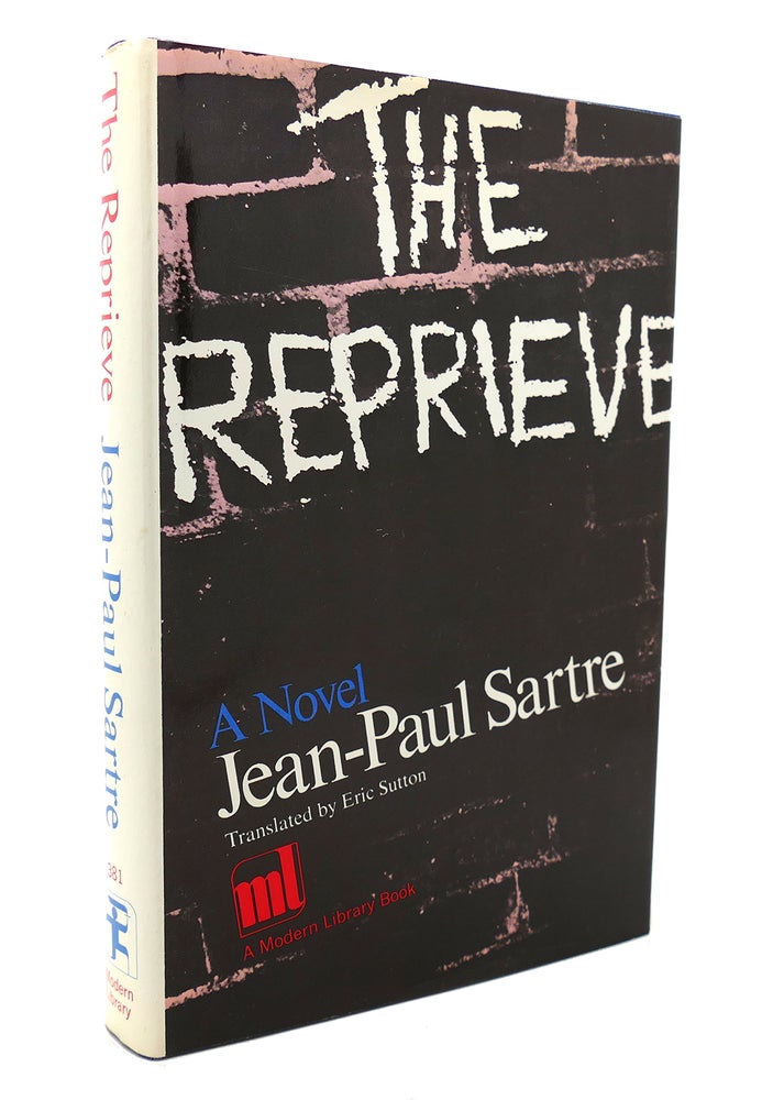 Item #132940 THE REPRIEVE Modern Library No 381. Jean-Paul Sartre.