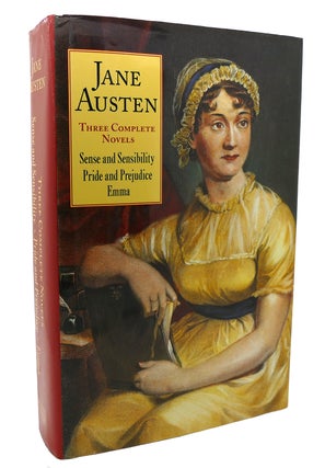 Item #133060 THREE COMPLETE NOVELS Sense and Sensibility, Pride and Prejudice, and Emma. Jane Austen