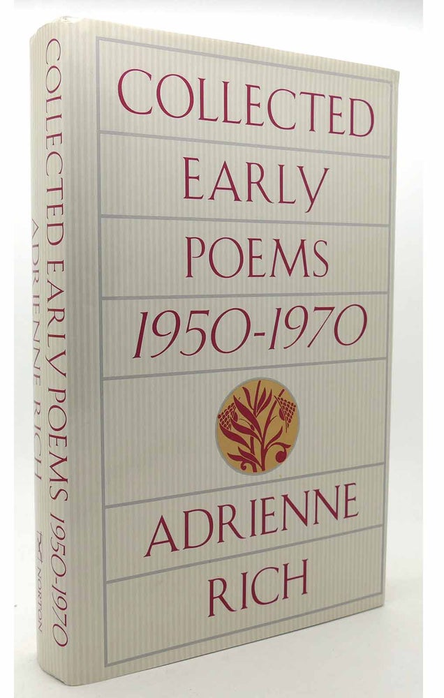 Item #133158 COLLECTED EARLY POEMS 1950-1970. Adrienne Cecile Rich.