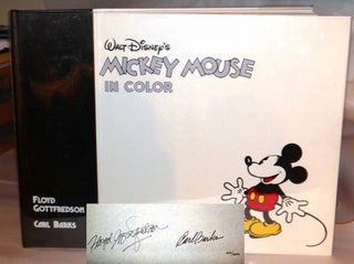Item #133270 WALT DISNEY'S MICKEY MOUSE IN COLOR The Art of Floyd Gottfredson and Carl Banks....