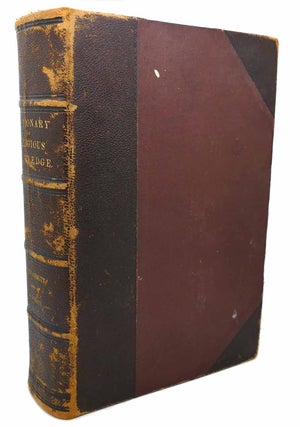 Item #133347 DICTIONARY OF RELIGIOUS KNOWLEDGE; Or Dictionary of the Bible Theology Religious...