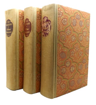 Item #133598 THE COMEDIES; THE TRAGEDIES; THE HISTORIES; 3 VOLUMES. William Shakespeare