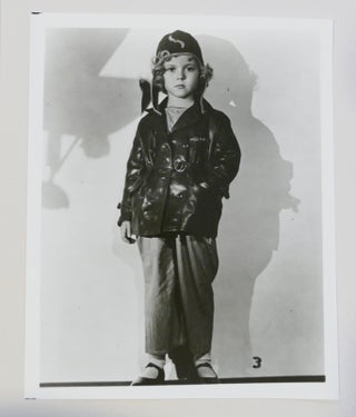 Item #134482 SHIRLEY TEMPLE PHOTO Airplane Pilot. Shirley Temple