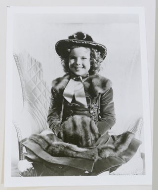 Item #134485 SHIRLEY TEMPLE PHOTO Posing with Hat. Shirley Temple