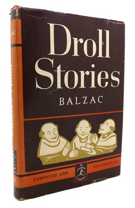 Item #134519 DROLL STORIES. Honore De Balzac