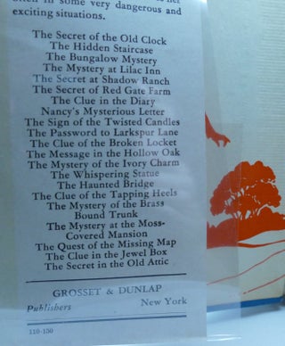 THE SECRET IN THE OLD ATTIC; Nancy Drew, Book 21