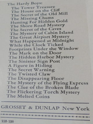 THE MELTED COINS; Hardy Boys #23