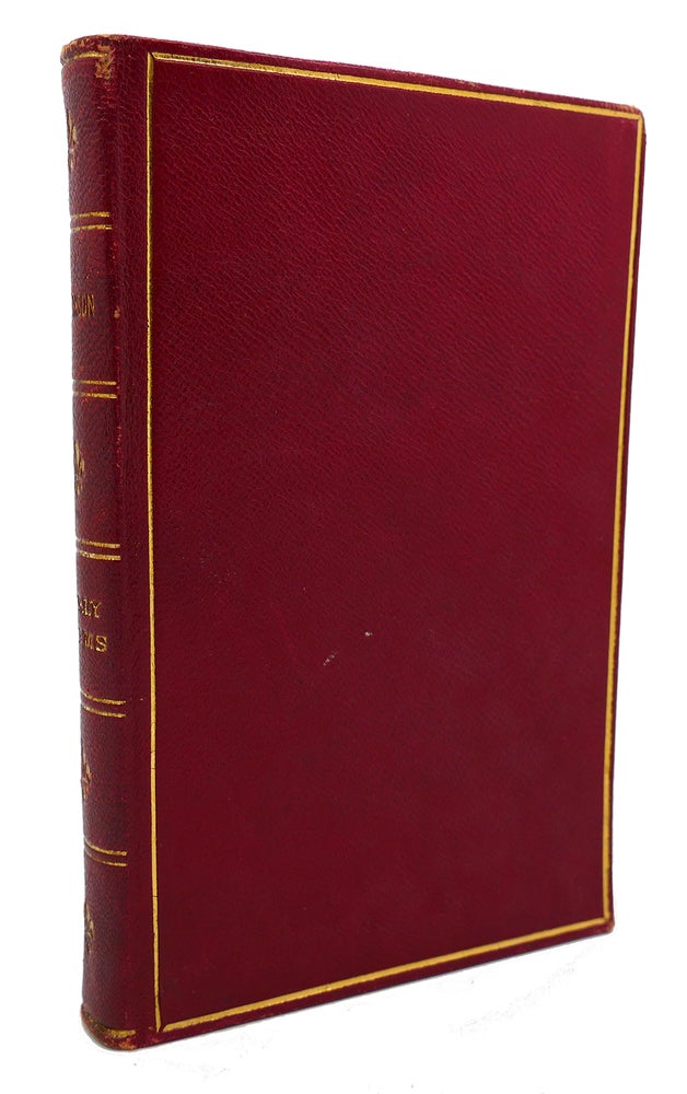 Item #135021 THE WORKS OF ALFRED TENNYSON Early Poems Vol I. Alfred Tennyson.