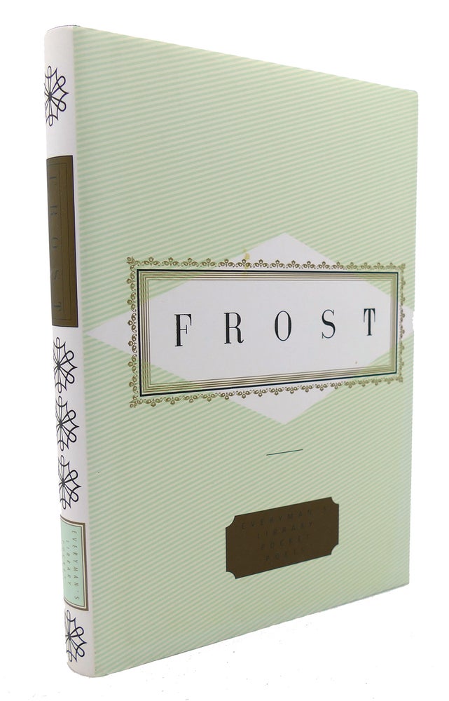 Item #135363 FROST POEMS Everyman's Library Pocket Poets Series. Robert Frost.
