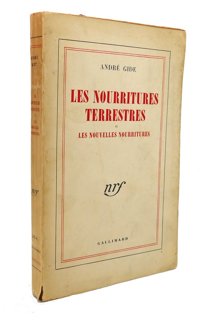 Item #135843 LES NOURRITURES TERRESTRES ET LES NOUVELLES NOURRITURES. Andre Gide.