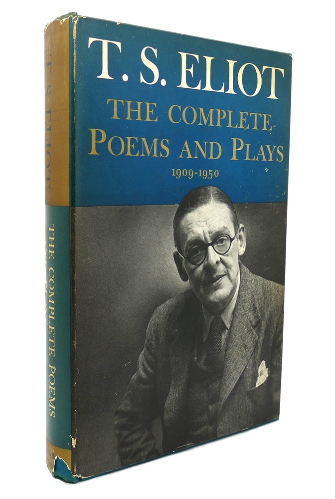 Item #135979 THE COMPLETE POEMS AND PLAYS. T. S. Eliot.