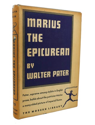 Item #136022 MARIUS THE EPICUREAN Modern Library No. 90. Walter Pater