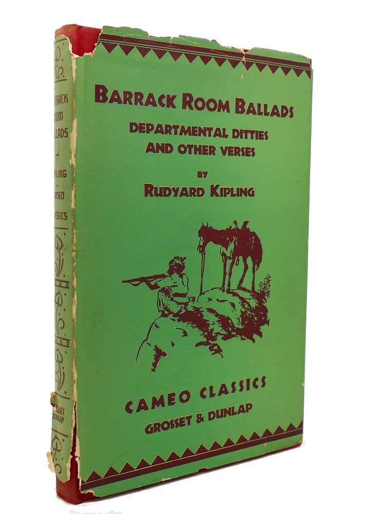 Item #136831 BARRACK ROOM BALLADS Departmental Ditties, and Other Ballads and Verses: Two Volume in One with Glossary. Rudyard Kipling.