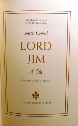 LORD JIM, A TALE Franklin Library Oxford Library of the World's Greatest Books.