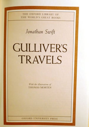 GULLIVER'S TRAVELS Franklin Library Oxford Library of the World's Greatest Books.