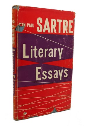 Item #137146 LITERARY ESSAYS. Jean-Paul Sartre