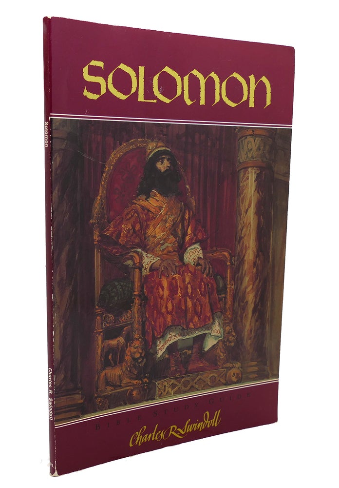 Item #137370 SOLOMON Bible Study Guide. Charles R. Swindoll.