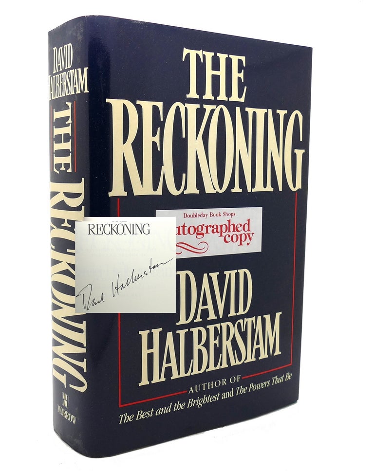 Item #137808 THE RECKONING Signed 1st. David Halberstam.