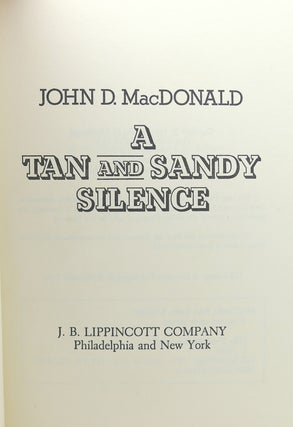 A TAN AND SANDY SILENCE