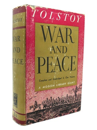 Item #137871 WAR AND PEACE Modern Library G1. Leo Tolstoy