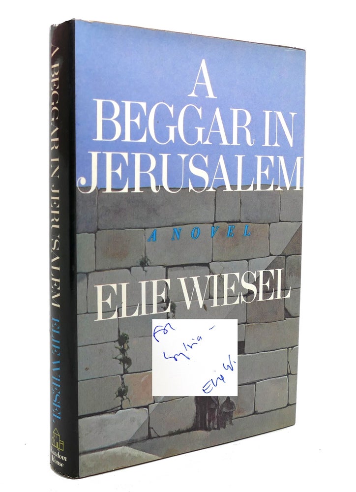 Item #138595 A BEGGAR IN JERUSALEM Signed 1st. Elie Wiesel.