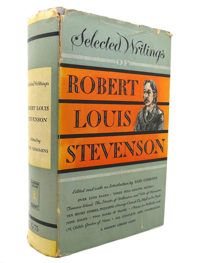 Item #138618 SELECTED WRITINGS OF ROBERT LOUIS STEVENSON Modern Library No G75. Robert Louis Stevenson.