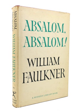 Item #139295 ABSALOM, ABSALOM! Modern Library No 271. William Faulkner