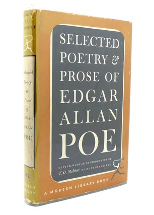 Item #139348 SELECTED POETRY & PROSE OF EDGAR ALLAN POE Modern Library No. 82. T. O. Mabbott...
