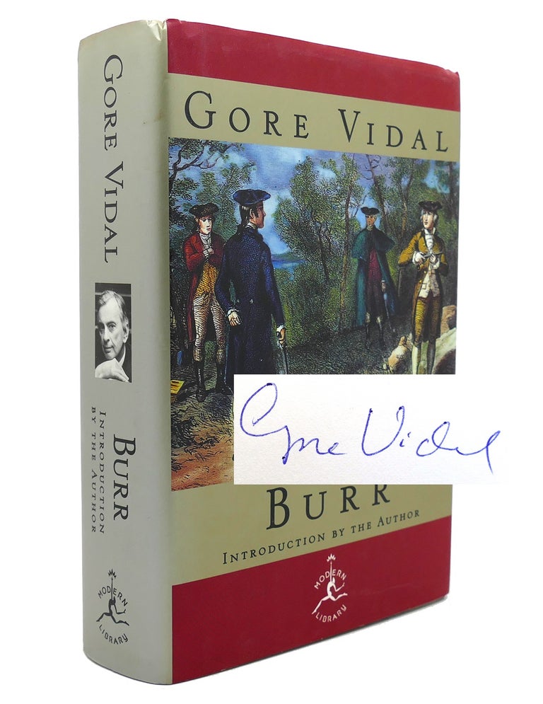 Item #139619 BURR Signed 1st Modern Library. Gore Vidal.