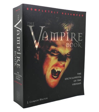 Item #139669 THE VAMPIRE BOOK The Encyclopedia of the Undead. J Gordon Melton