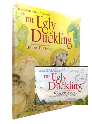Item #139716 THE UGLY DUCKLING Signed. Hans Christian Andersen, Jerry Pinkney