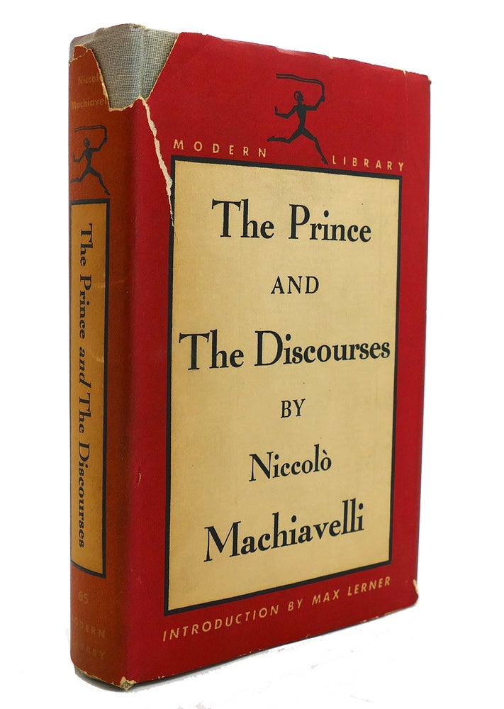 Item #139899 THE PRINCE AND THE DISCOURSES Modern Library No. 65. Niccolo MacHiavelli.
